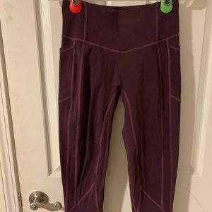 TYC Plum Effortless Heart Booty Leggings